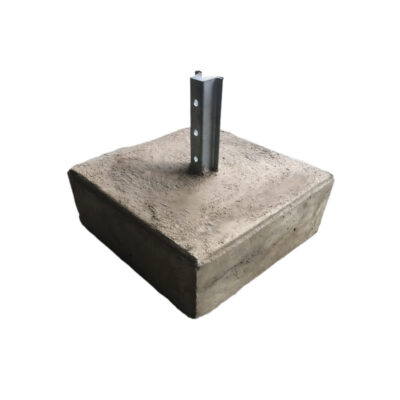 BS03 Base de signalisation avec poteau galvanisé